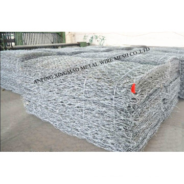 China Exporteur von 3mx1mx0.5m Galvanisierte Gabion Matratze / Gabion Matratze (XM-H3)